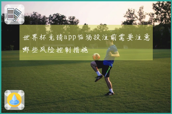 世界杯竞猜app临场投注前需要注意哪些风险控制措施